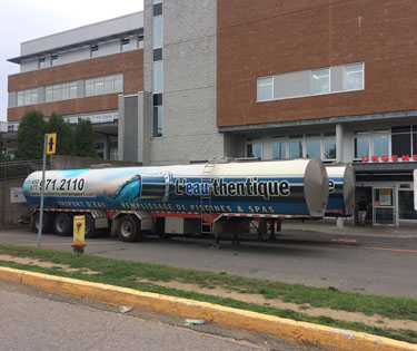 Water transportation, residential, industries | L'Eau-Thentique transport